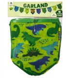 Ghirlanda decorativa cu dinozauri 4,5 metri , Decor magic pentru petreceri copii