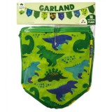 Ghirlanda decorativa cu dinozauri 4,5 metri , Decor magic pentru petreceri copii