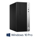 Calculator HP ProDesk 400 G4 MT, Quad Core i5-7500, 8GB, 256GB SSD, Win 10 Pro