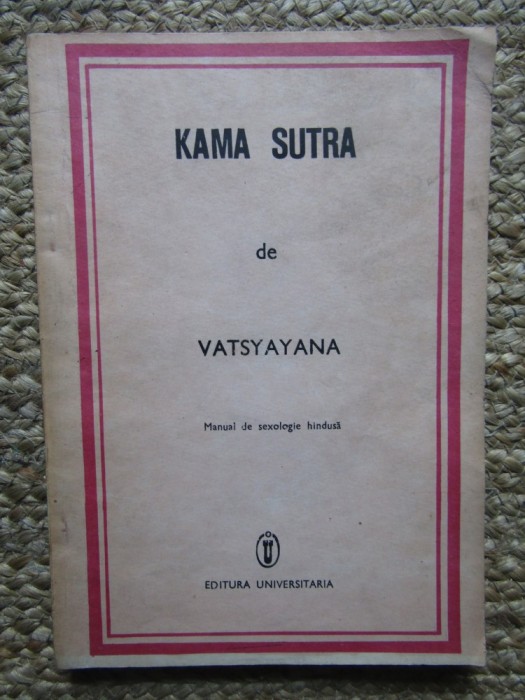 KAMA SUTRA de VATSYAYANA,