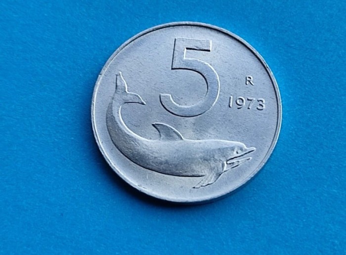 5 Lire 1973 Italia-Calitate-
