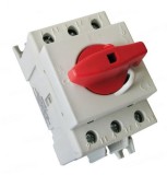 Intrerupator modular rotativ 3 poli 80A 0-1 ON-OFF IP20 montaj pe sina sau cu suruburi, Omu System