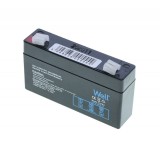 Acumulator Plumb Acid 6V 1.3Ah, Baterie Stationara UPS, Siguranta/Jucarii/Lanterna/Panou Solar, 97x24x52mm