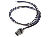 Conector M12 soclu mamă 5 pini 2A 60V IP67 LUTRONIC 1609 drept cablu