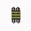 Set 2 x Bec LED 36mm, 12LED SMD, 12V, ALB, 4014