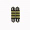 Set 2 x Bec LED 36mm, 12LED SMD, 12V, ALB, 4014