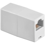 Cumpara ieftin Splitter adaptor pentru cablu retea LAN,mufa RJ45,o intrare si o iesire - Alb, Dactylion