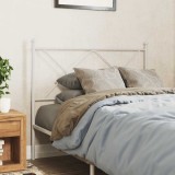 vidaXL Tăblie de pat de schimb metalică, alb, 100 cm 376580