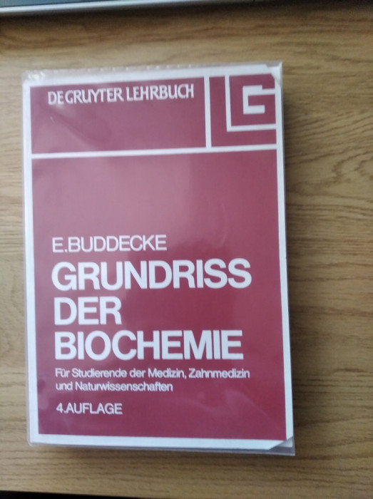 TRATAT DE BIOCHIMIE MEDICALA IN LIMBA GERMANA