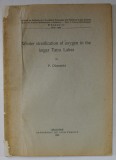 WINTER STRATIFICATION OF OXYGEN IN THE LARGER TATRA LAKES by P. OLSEWSKI , 1948