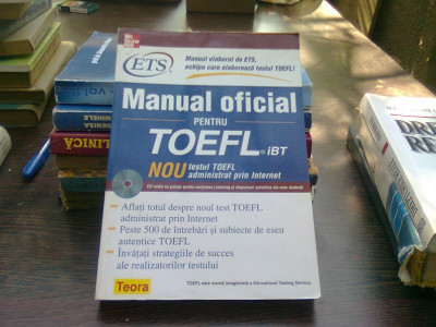 Manual oficial pentru TOEFL foto