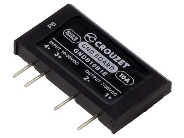 Releu semiconductor DC 10A, 10-30VDC