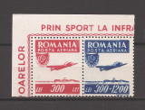 Romania 1946, LP.200 - Organizatia Sportului Popular - Posta Aeriana, MNH, Nestampilat