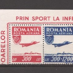 Romania 1946, LP.200 - Organizatia Sportului Popular - Posta Aeriana, MNH