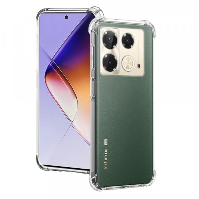 Husa pentru Infinix Note 40 4G, Techsuit, Shockproof Clear, Transparenta foto