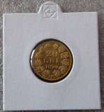 Romania 20 lei 1870 copie / replica in cartonas **