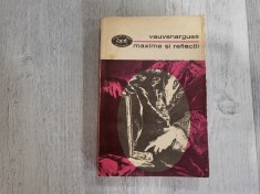 Maxime si reflectii de Vauvenargues