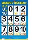 Plansa Numerele naturale de la 0 la 10 (50x70 cm)
