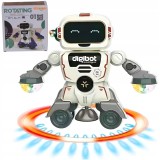 Robot interactiv care dansează pe muzică și jucărie interactivă cu lumini LED