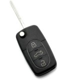 Audi - Carcasa cheie tip briceag cu 3 butoane - baterie 2032 - CARGUARD