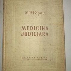 Medicina judiciara- N.V.Popov
