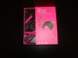Casti telefon Rio Urbanista waterproof pentru sport, Casti In Ear, Cu fir, Mufa 3,5mm, Technics