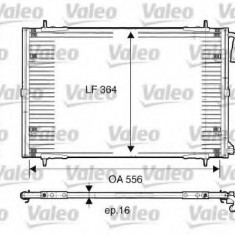 Condensator / Radiator aer conditionat PEUGEOT 206 Hatchback (2A/C) (1998 - 2016) VALEO 817283