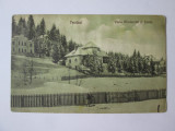 Rara! Predeal-Vilele Mociorniță și Eliade,carte postala circulata 1928, Printata