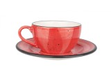 Bonna Aura Passion - Ce&Egrave;ti de cafea &Egrave;i farfurie - 250.0 cc - Por&Aring;&pound;elan - 6er set