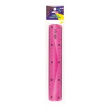 Rigla Strigo Flexibila 20 cm, Roz
