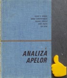 Analiza apelor naturale, potabile industriale reziduale Tudor D. Ionescu