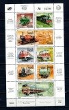 Venezuela 1993 - Locomotive, trenuri, minicoala neuzata