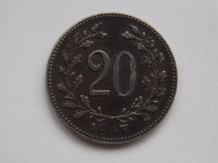 20 Heller 1917 IMPERIUL AUSTRO-UNGAR