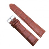 Curea de ceas din piele naturala anti-alergica Maro XL 18mm, 20mm, 22mm, 24mm XL20A, Time Veranda
