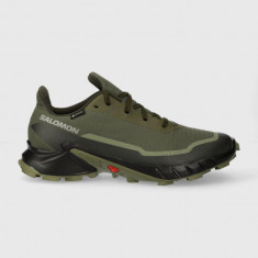 Salomon sneakers Alphacross 5 GTX bărbați, culoarea verde L47310300