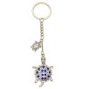 Amuleta Feng Shui tip breloc pentru protectie si noroc, model broasca testoasa, albastru
