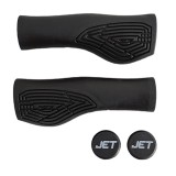 Set 2 mansoane ergonomice, Jet G-330, culoare negru Cod:A720