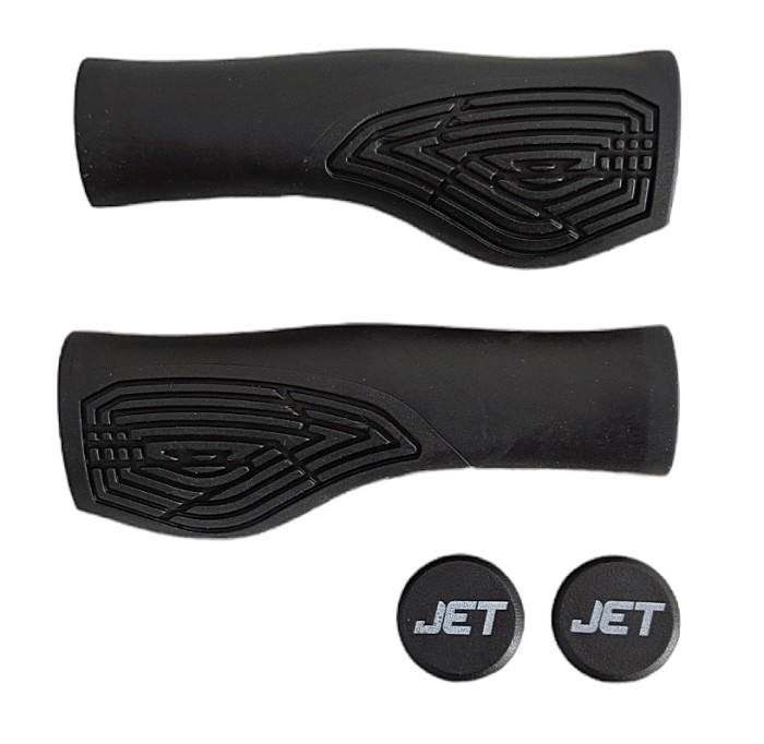 Set 2 mansoane ergonomice, Jet G-330, culoare negru Cod:A720