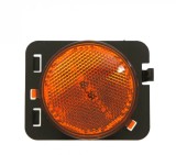 Lampa semnalizare fata JEEP WRANGLER (JK), 07.2006-, partea Stanga, TYC, tip bec W5W; galben; cu dulie bec; in aripa