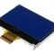 Afișaj LCD grafic 128x64 COG STN negativ albastru LED
