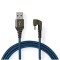 Cablu USB 2.0 A tata - USB Type C tata conector gaming 180 1m NEDIS