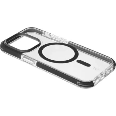 Husa cover Cellularline Strong Guard MagSafe pentru iPhone 15 Pro Transparent foto