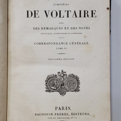 OEUVRES COMPLETES DE VOLTAIRE, TOME LXVII - PARIS, 1828