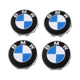 Set 4 Capace Centrale Jante compatibile BMW diametru 56mm