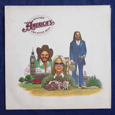 LP : America - America&amp;#039;s Greatest Hits _ Warner, Germania_ VG/VG+ foto