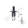 Clips Fixare Volvo 8x14mm Negru - Set 10 Bucati Prindere Auto