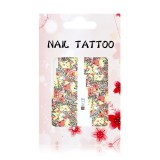 Abțibilduri pe bază de apă &ndash; Flowers &ndash; A119, INGINAILS