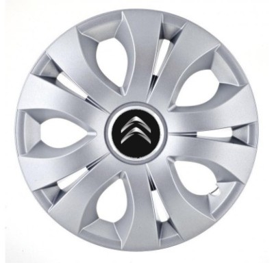 Set 4 capace roti Top Gray pentru gama Citroen, R17 foto