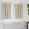 VidaXL Perdele cu perdele 2 pcs Crem 140 x 140 cm Catifea 4107188