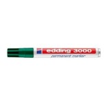 Marker permanent Edding 3000, varf 1.5-3 mm, verde